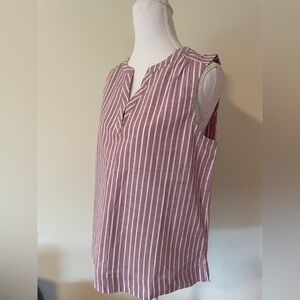 Natural‎ Reflections Lavender Striped Blouse